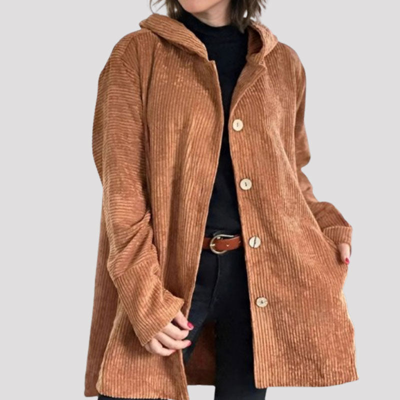 Hayden Élodie™ | Velvet Hooded Jacket
