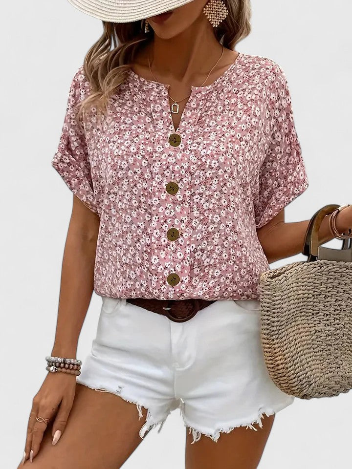 Hayden Sabrine | Elegant Floral Summer Top