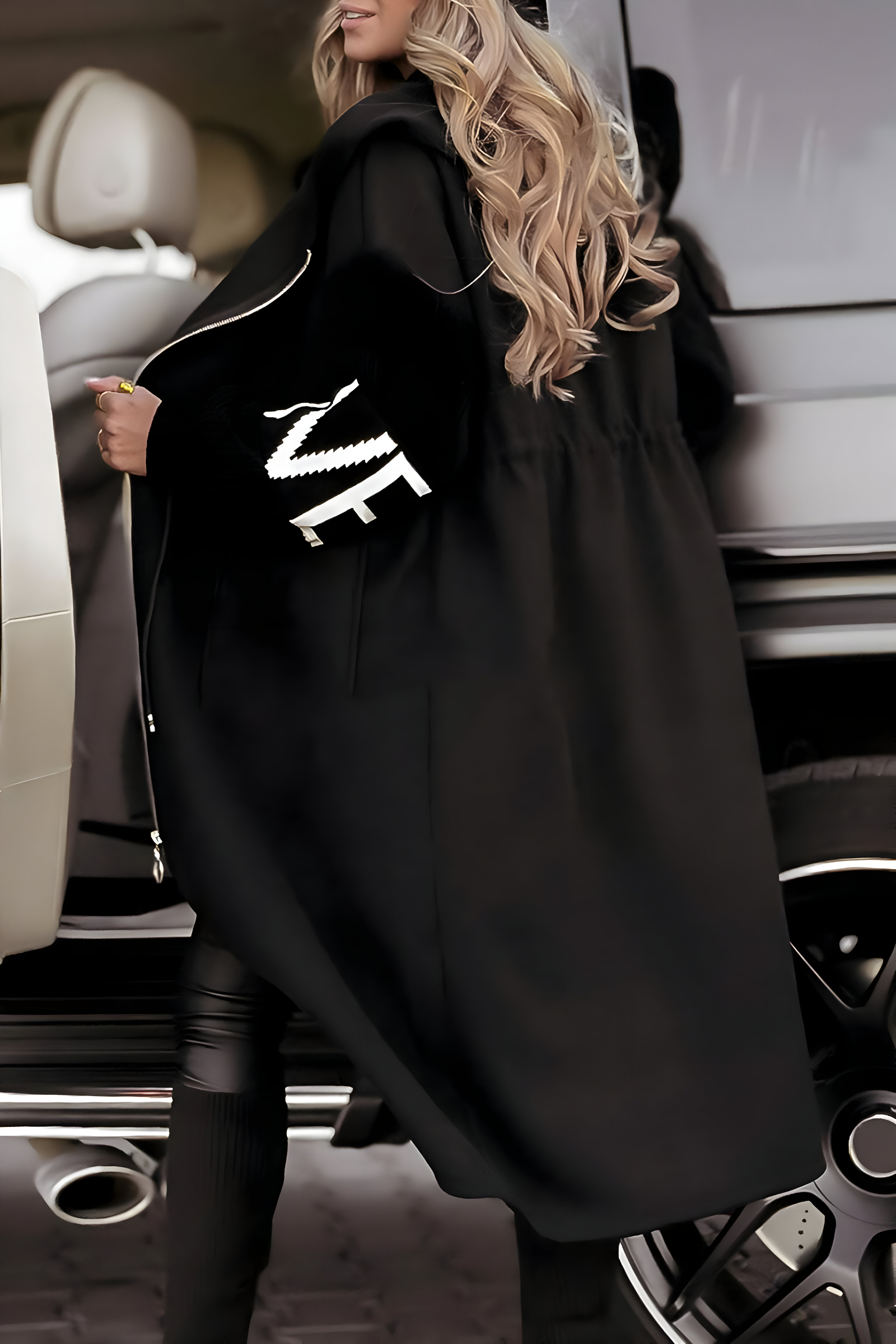 Hayden Rosana | Elegant Hooded Coatigan