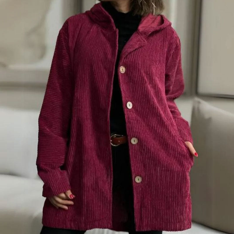 Hayden Élodie™ | Velvet Hooded Jacket