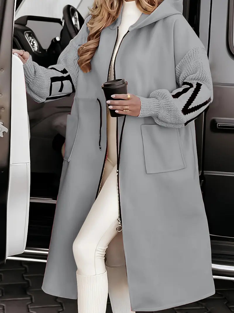 Hayden Rosana | Elegant Hooded Coatigan
