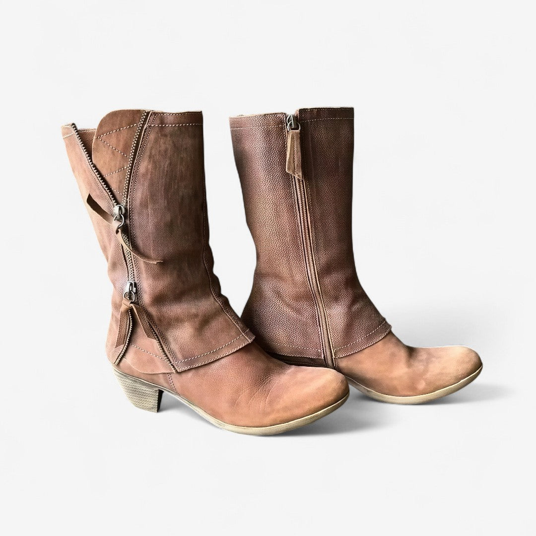 Lucia | Vintage Look Ankle Boots