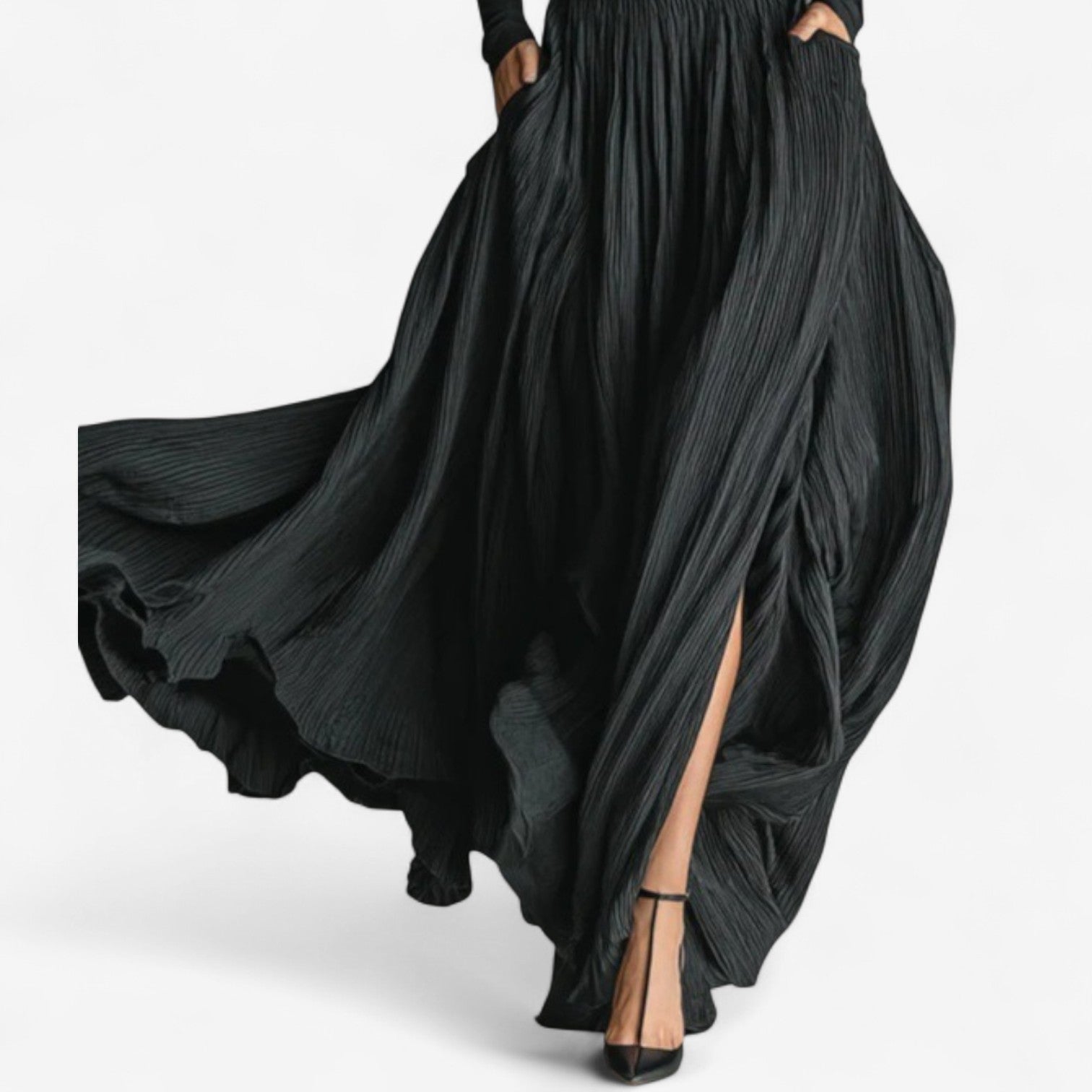 Hayden Aline™ | High Waist Maxi Skirt Plus Shirt