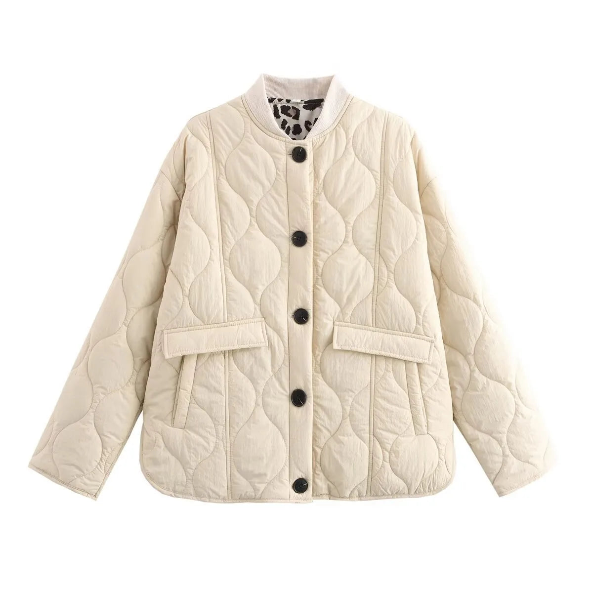 Hayden Noémie™ | Elegant Jacket With Leopard Details