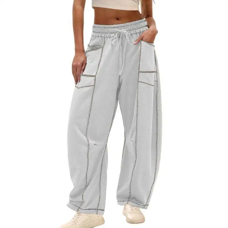 Nova - Wide-Leg Cargo Pants with Pockets