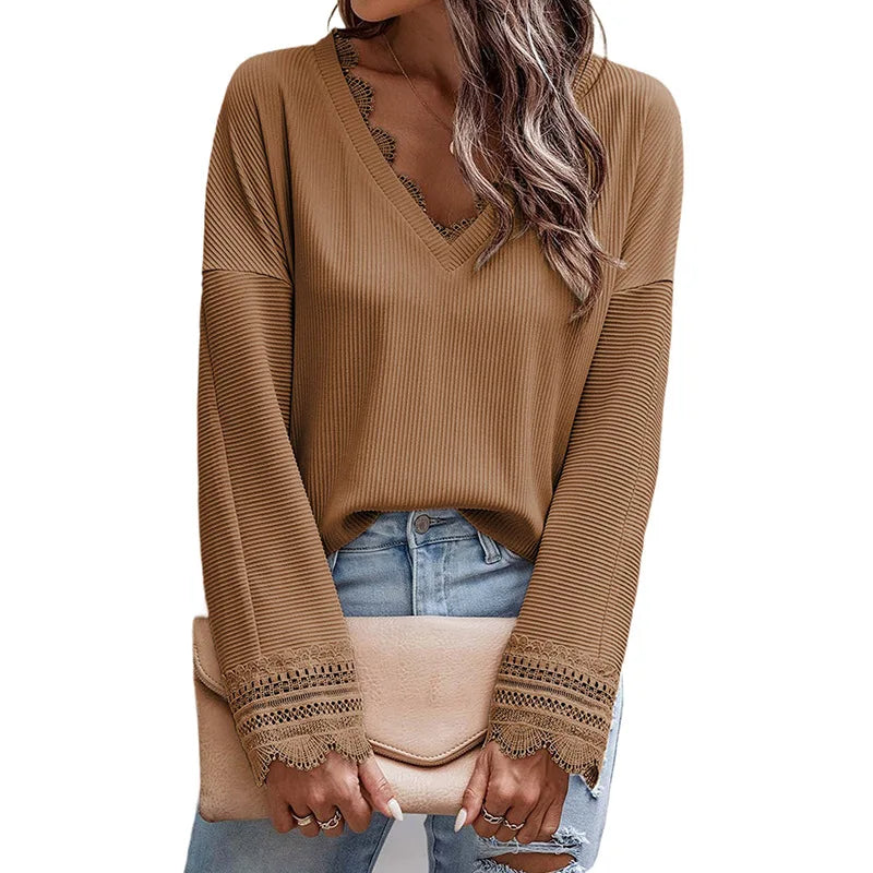Hayden Amaris | Elegant Sweater With Lace