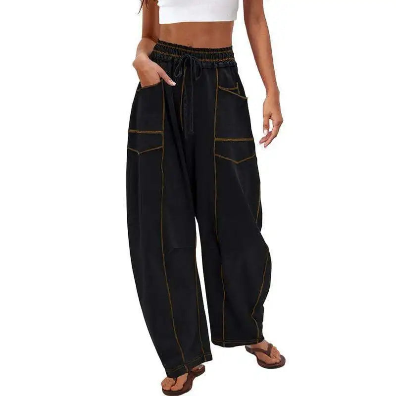 Nova - Wide-Leg Cargo Pants with Pockets