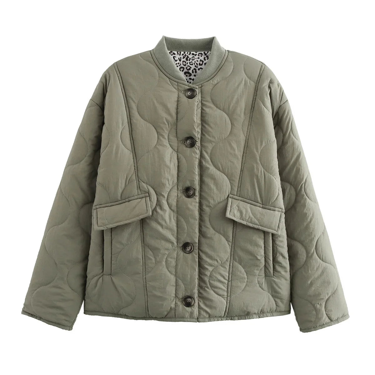 Hayden Noémie™ | Elegant Jacket With Leopard Details