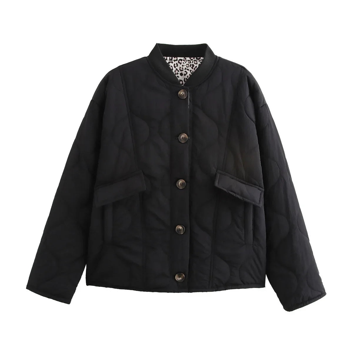 Hayden Noémie™ | Elegant Jacket With Leopard Details