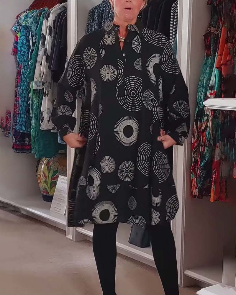Meliora - Boho Pattern Tunic Dress