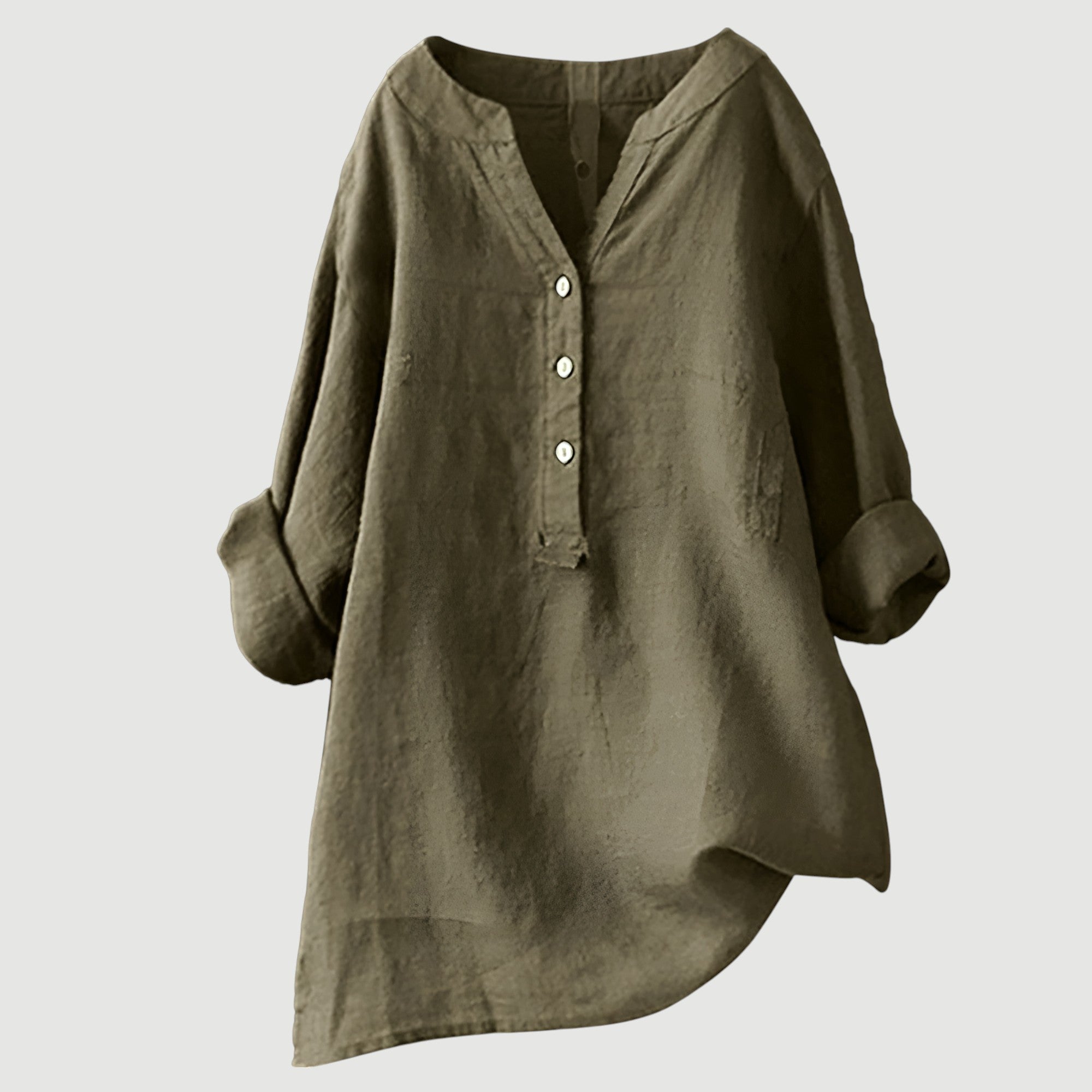 Hayden Joy | Lightweight linen blouse with buttons