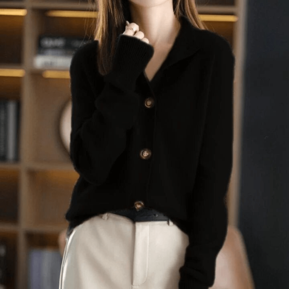 Hayden Calyssa™ | Knitted Cashmere Cardigan