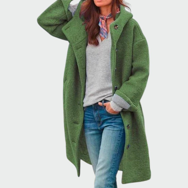 Hayden Oliv – Elegant Autumn Coat