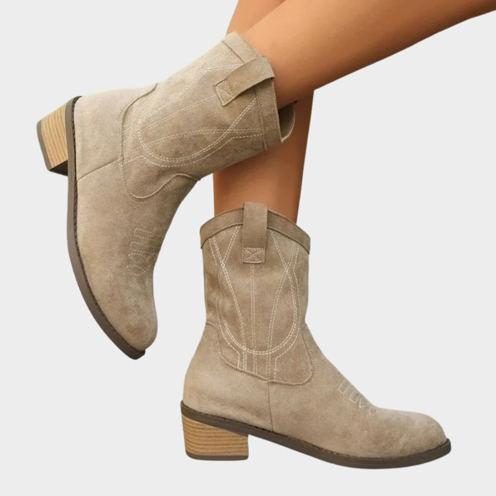 Chandler | Cowboy Style Ankle Boots